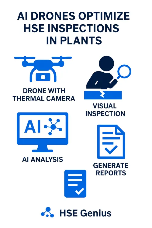 AI drones optimize HSE inspections in plants hsegenius convert your SDS in Excel